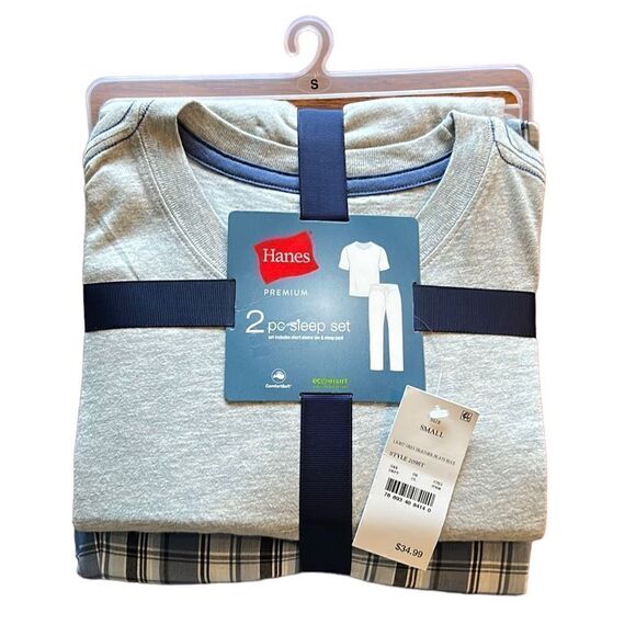 NEW Hanes Mens 2 Piece Sleep Set - Picture 1 of 5